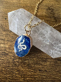 Lapis Lazuli Snake Necklace