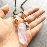 Aura Quartz Unicorn necklace