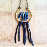 Dreamer Necklace (Blue Titanium Quartz)