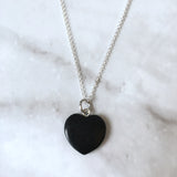 Obsidian Heart Necklace