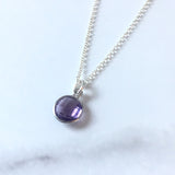 Sterling Silver Amethyst Necklace