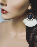 Lapis Lazuli tassel earrings