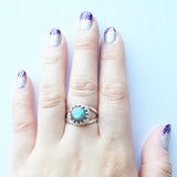 Sterling Silver Labradorite Ring