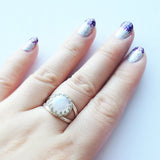 Sterling Silver Moonstone Ring