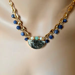 Half Moon Sodalite Necklace