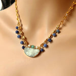 Half Moon Sodalite Necklace