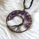 Amethyst Tree of Life Necklace
