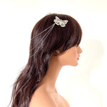 Silver Butterfly Hairchain