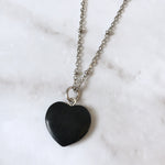 Obsidian Heart Necklace
