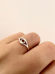 Sterling Silver Eye See All Ring